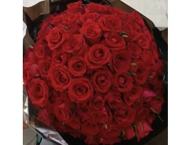 Buquê 100 rosas vermelhas
