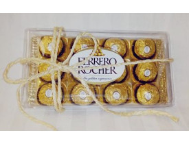 Chocolate Ferrero Rocher caixa com 12 un