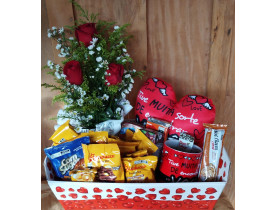 Cesta matinal Romântica