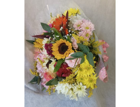 Buquê de flores do campo grande